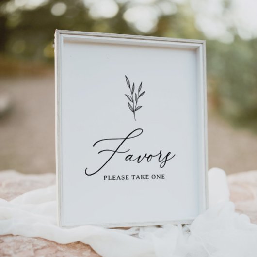 Minimaal Boho Vrijgezellenfeest Favorieten teken Poster