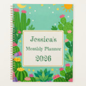 Minimaal Boho Woestijn Thema maandelijks Planner (Voorkant)