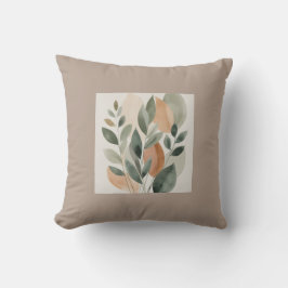 Minimaal botanisch bladpatroon kussens