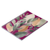 Minimaal Botanisch Bladpatroon Notitieboek (Linkerzijde)