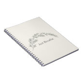 Minimaal Botanisch Notitieboek 'Gewoon Ademhalen' (Rechterzijde)