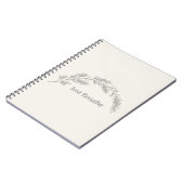 Minimaal Botanisch Notitieboek 'Gewoon Ademhalen' (Linkerzijde)