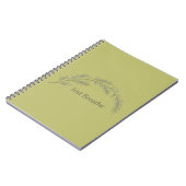 Minimaal Botanisch Notitieboek 'Gewoon Ademhalen' (Linkerzijde)