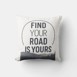 Minimaal buitenkussen - VIND UW WEG IS VAN U Kussen