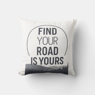 Minimaal buitenkussen - VIND UW WEG IS VAN U Kussen