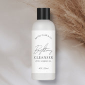 Minimaal Chic Logo Serum 4 OZ Skincare Bottle Labe Rechthoekige Sticker