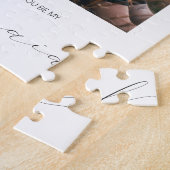 Minimaal Chic word je mijn Bridesmaid foto Legpuzzel (Zijkant)
