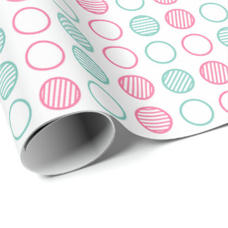 Minimaal Cirkelrasterpatroon Cadeaupapier