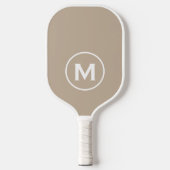 Minimaal Classic Monogram Pickleball Paddle (Voorkant)