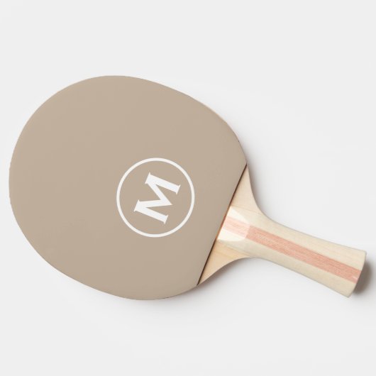 Minimaal Classic Monogram Tafeltennisbatje (Zijkant)