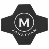 Minimaal Classic Monogram zwart wit Voetbal (Enkel)