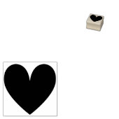 Minimaal Cute Eenvoudige Trouwdag Valentijnsdag Ha Rubberstempel (Gestempeld)