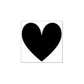 Minimaal Cute Eenvoudige Trouwdag Valentijnsdag Ha Rubberstempel (Afrduk)