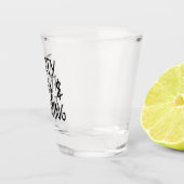 Minimaal dertig Flirty en bloeiende 30ste verjaard Shot Glas (Rechts)