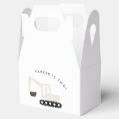 Minimaal digitaal papier voor de bouwpartij bedankdoosjes (Geopend)