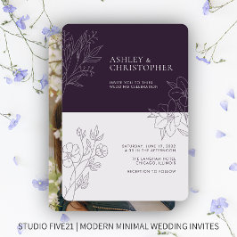 Minimaal donker Paarse bladerdak omtrek foto bruil Kaart