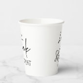 Minimaal Drink ik naar die aangepaste namen bruilo Papieren Bekers (Links)