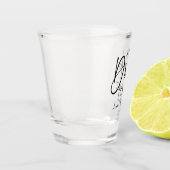 Minimaal Drink ik naar die aangepaste namen bruilo Shot Glas (Links)