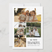 Minimaal dus zeer dankbare foto's Happy Thanksgivi Feestdagenkaart (Voorkant)