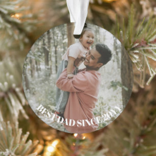 Minimaal één foto ornament