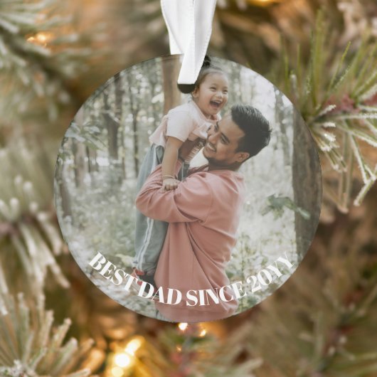 Minimaal één foto ornament (Boom)