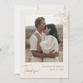 Minimaal eenvoudig  Lijst Bedankkaart