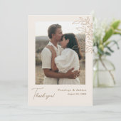 Minimaal eenvoudig Lijst Bedankkaart (Staand voorkant)