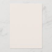 Minimaal eenvoudig  Lijst Informatiekaartje (Achterkant)