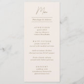 Minimaal eenvoudig Lijst Menu (Voorkant)