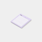 Minimaal eenvoudig memo-raster post-it® notes (Schuin)