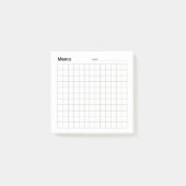Minimaal eenvoudig memo-raster post-it® notes (Voorkant)