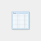 Minimaal eenvoudig memo-raster post-it® notes (Voorkant)