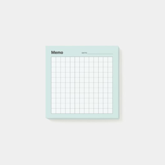 Minimaal eenvoudig memo-raster post-it® notes (Voorkant)