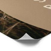 Minimaal eenvoudig modern Baby shower Foto welkom Poster (Hoek)