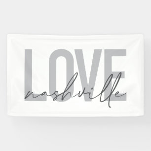 Minimaal, eenvoudig, modern cool design Love Nashv Spandoek