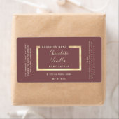 Minimaal eenvoudig modern, modern lijst met typogr etiket (Insitu)