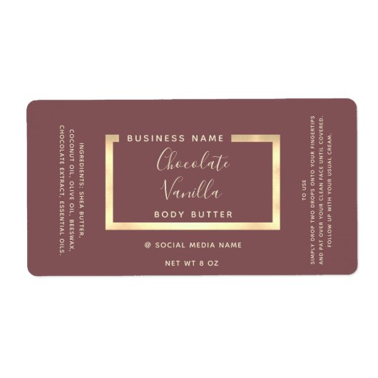 Minimaal eenvoudig modern, modern lijst met typogr etiket (Voorkant)