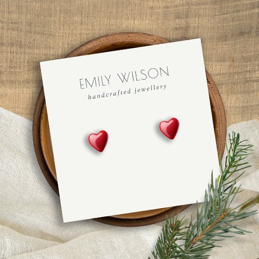 Minimaal eenvoudig zwart-wit beeldscherm vierkante visitekaartje