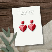 Minimaal eenvoudig zwart-wit beeldscherm visitekaartje