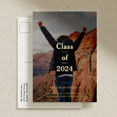 Minimaal Elegant Afstudeerder aankondiging