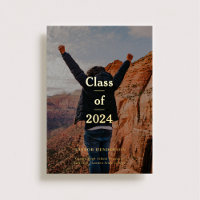 Minimaal Elegant Afstudeerder aankondiging