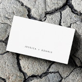 Minimaal Elegant B&W Script QR code Trouwen RSVP Informatiekaartje