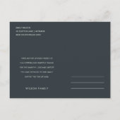 MINIMAAL ELEGANT FOTO SYMPATHY MEMORIAL DANK U UITNODIGING BRIEFKAART (Achterkant)