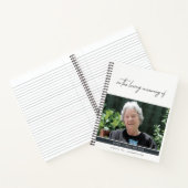 MINIMAAL ELEGANT FOTO SYMPATHY MEMORIAL GUEST BOEK (Binnen)