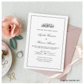 Minimaal Elegant Islamitisch Moslim Verlovingsfees Kaart