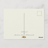 Minimaal Elegant Ivory Wedding Briefkaart. Briefkaart (Achterkant)