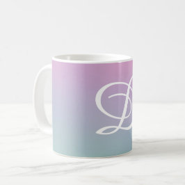 minimaal elegant Kleurrijk gradiënt retro patroon Koffiemok