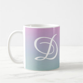 minimaal elegant Kleurrijke verloop retro patroon Koffiemok