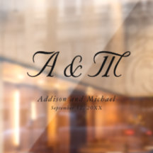 Minimaal, Elegant, Monogram, Huwelijk