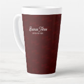 Minimaal, Elegant, Patroon Buenos Aires, Argentini Latte Mok (Linkerhoek)